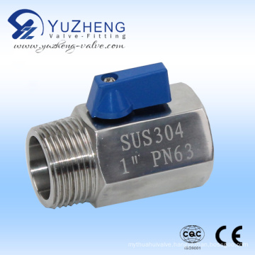 Stainless Steel Thread Mf Mini Ball Valve